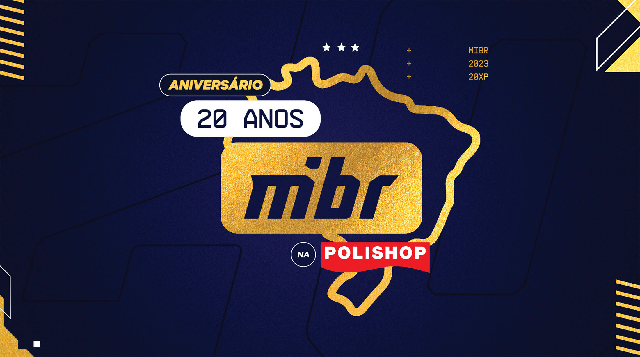 Aniversário 20 anos Mibr na Polishop